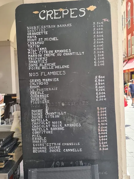 menu 0 of CREPERIE Le Trimaran. . Pas de Réservation