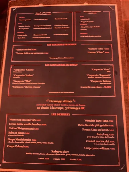 menu 0 of Le Petit Goinfre