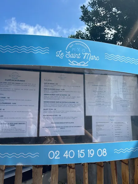 menu 0 of Le Saint Marc