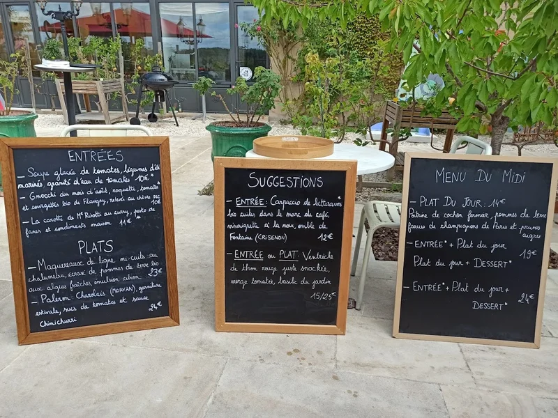 menu 1 of La Cuisine de la Fontaignotte