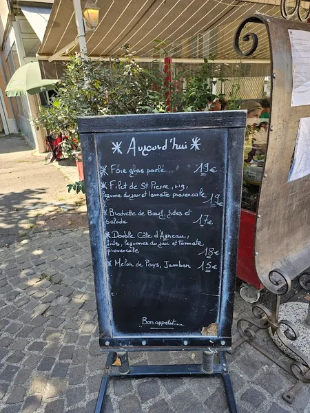 menu 0 of Café du Louvre