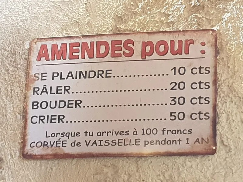 menu 2 of Le Chant de l'Heure