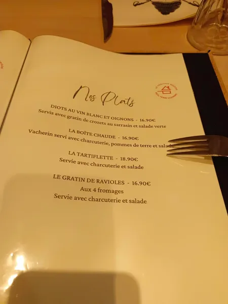 menu 1 of Le Planté d'bâton