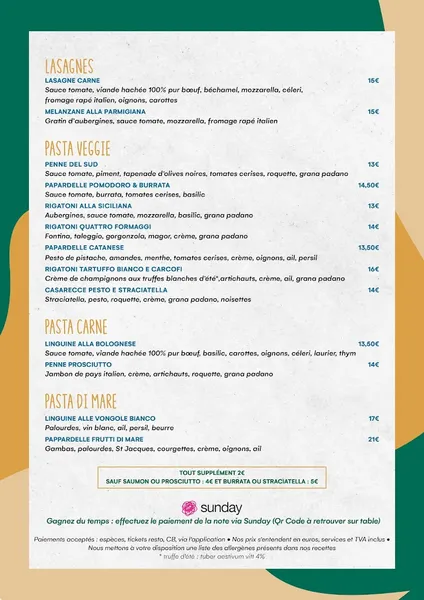 menu 1 of Fuxia Brest Port de Commerce