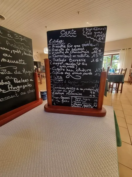 menu 0 of Restaurant La Bergerie