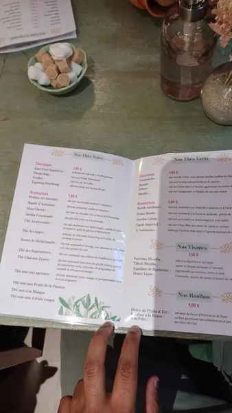 menu 2 of La PAteaSSERIE