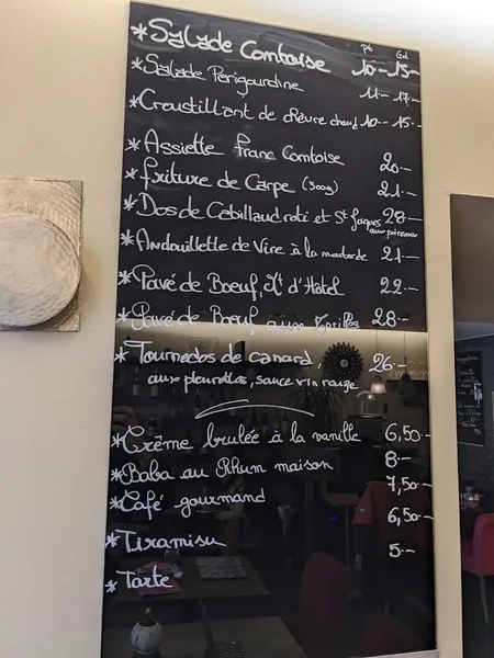 menu 0 of Restaurant Les Compères