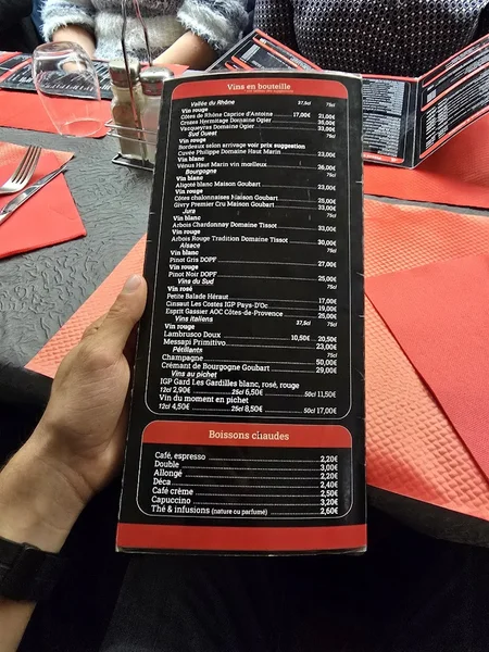 menu 0 of Le Marco Polo