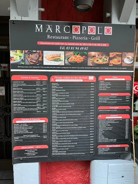 menu 1 of Le Marco Polo
