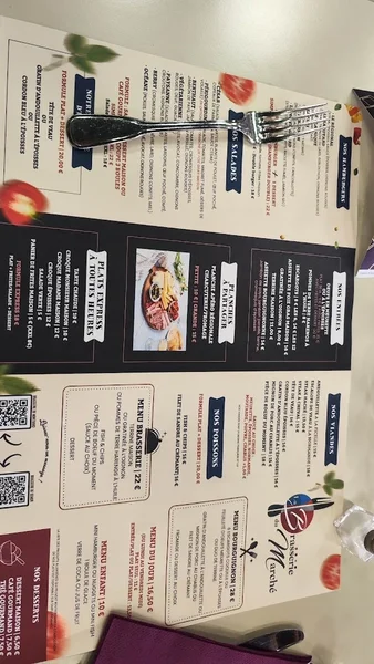 menu 2 of Restaurant Brasserie Du Marché