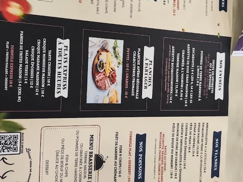 menu 2 of Restaurant Brasserie Du Marché