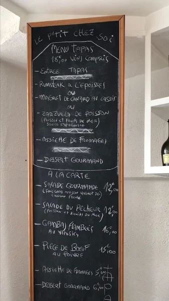 menu 0 of Le petit chez soi