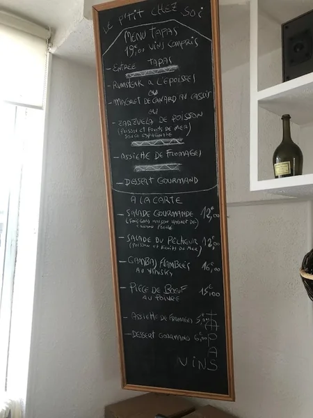menu 2 of Le petit chez soi