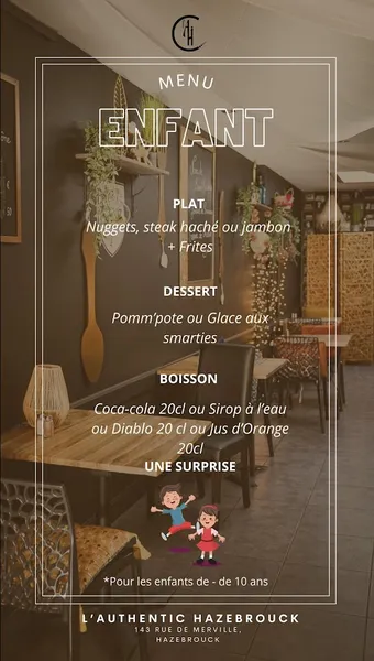 menu 2 of Brasserie Restaurant Authentic