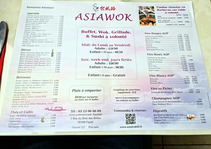 menu 0 of Asiawok