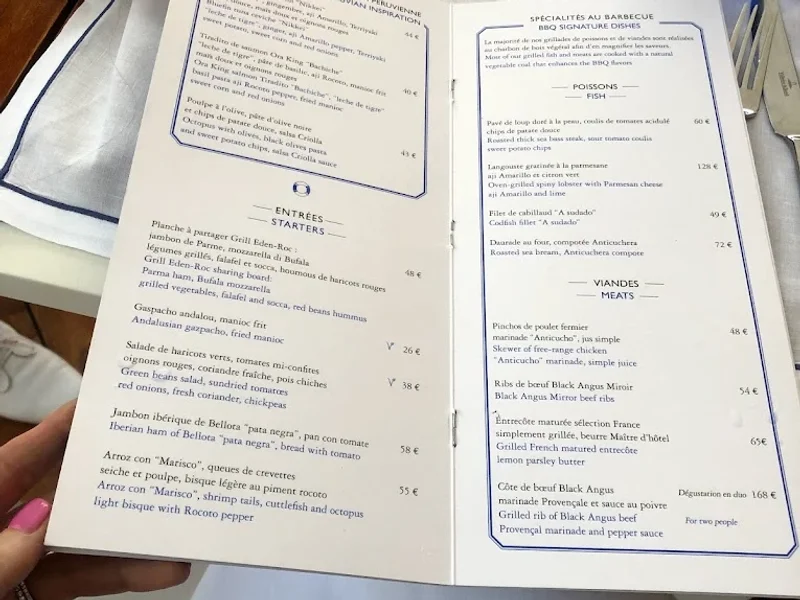 Eden Roc Menu Eden-Roc Restaurant - Avis et Menu - Antibes Alpes-Maritimes
