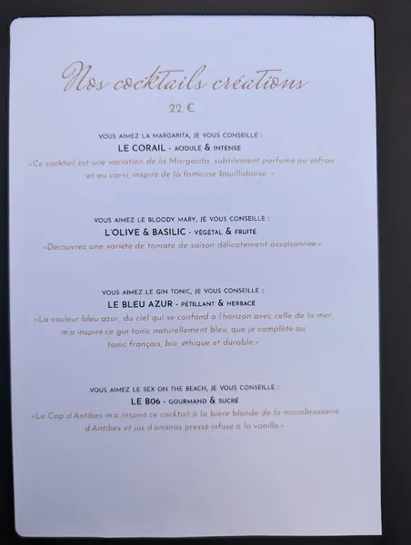 menu 2 of Maison de Bacon