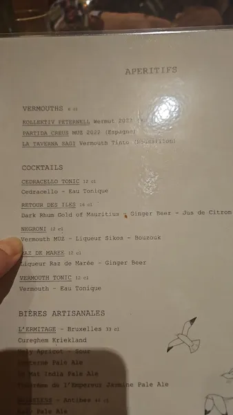 menu 2 of Jeanne