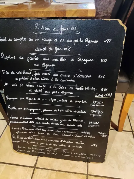 menu 1 of Le Café Café