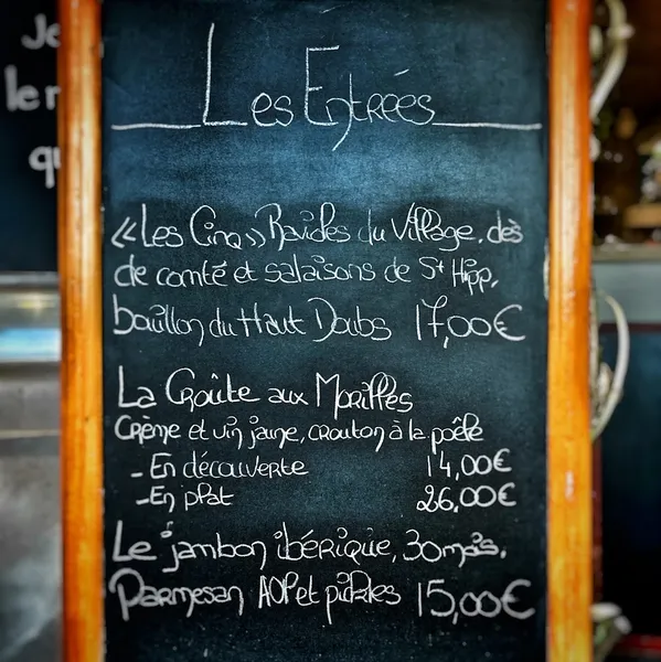 menu 0 of Restaurant Saint Hippolyte