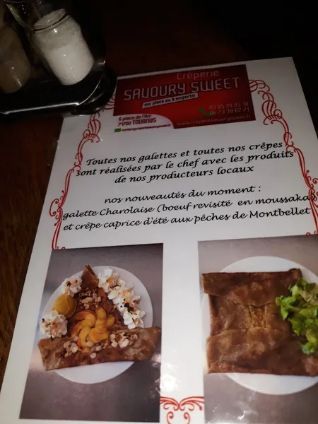 menu 0 of Crêperie Savoury Sweet