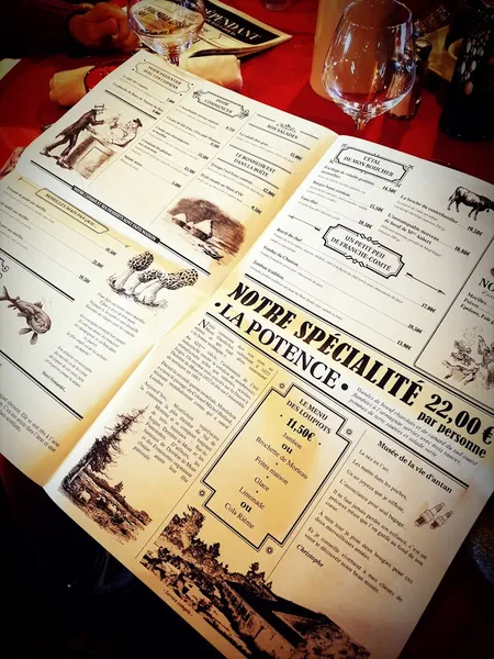 menu 2 of Auberge Du Charron