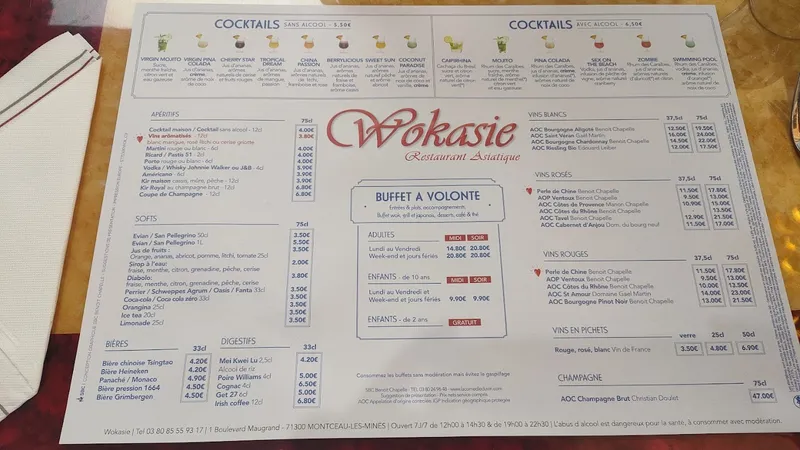 menu 0 of Wokasie