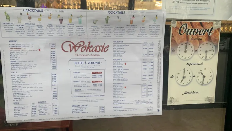 menu 1 of Wokasie
