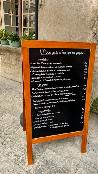 menu 2 of Auberge De La Poule Noire