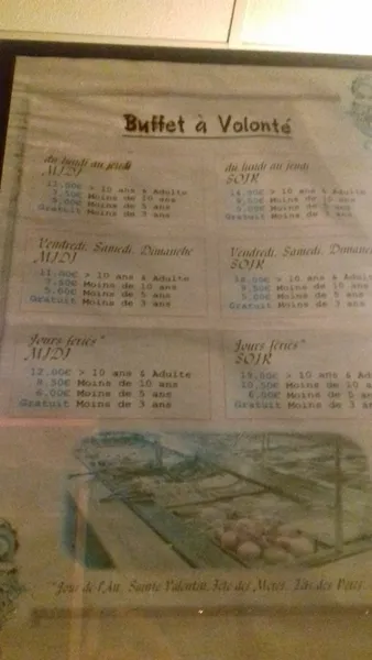 menu 1 of Chez Le