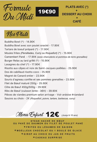 menu 0 of Relax'Eat