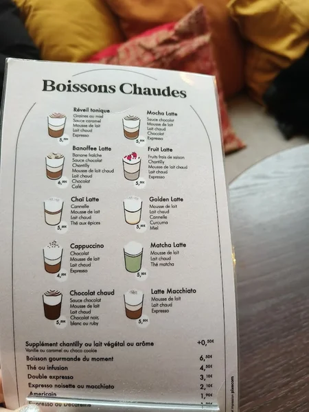 menu 2 of Chez mes sœurs