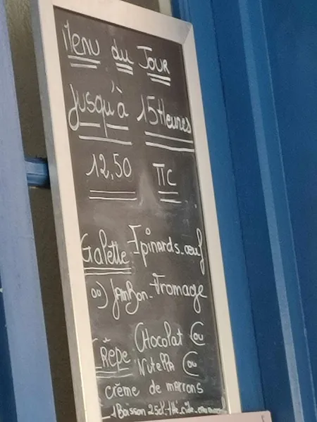 menu 2 of La Creperie