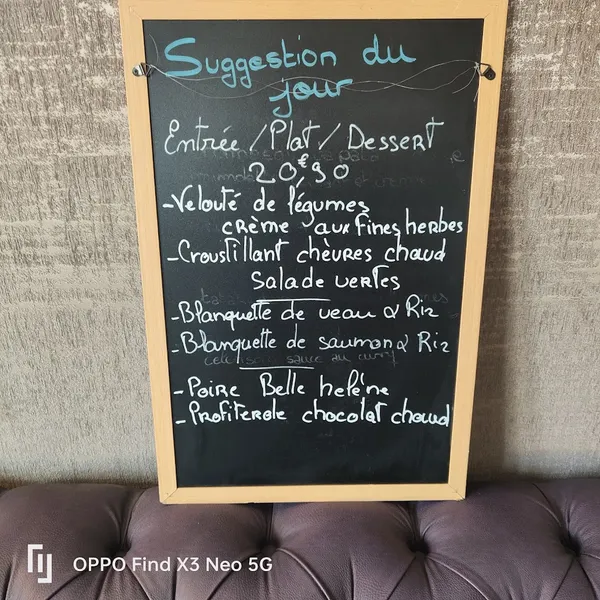 menu 2 of FORT-MARDI - Restaurant Montévrain