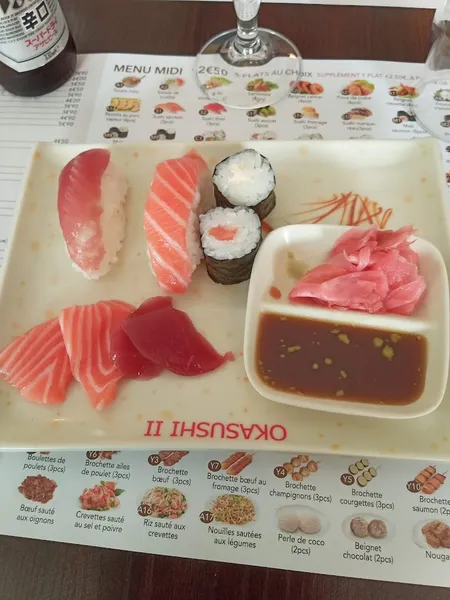 menu 2 of Okasushi