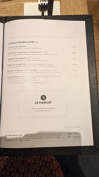 menu 0 of Breizh café Vincennes | La Crêpe Autrement