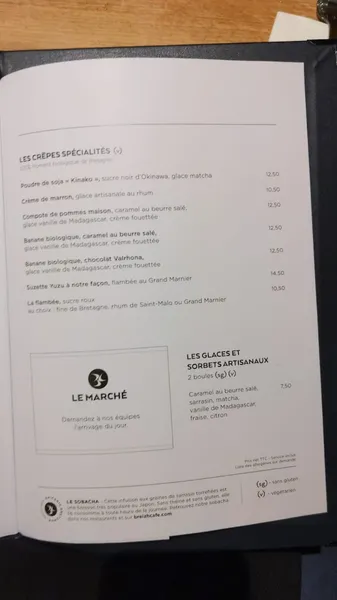 menu 1 of Breizh café Vincennes | La Crêpe Autrement