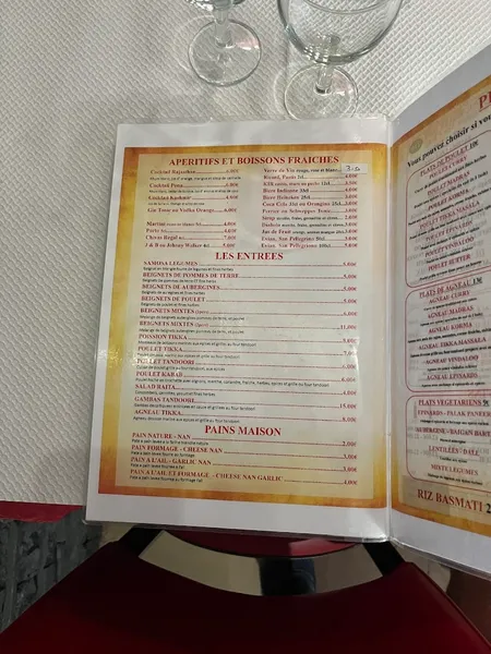 menu 2 of Restaurant Kashmir