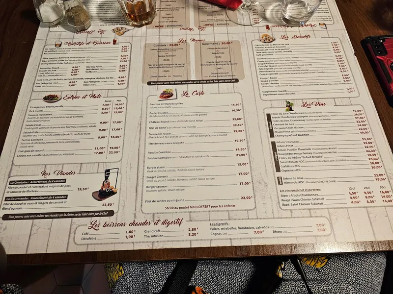 menu 0 of La Clocherade