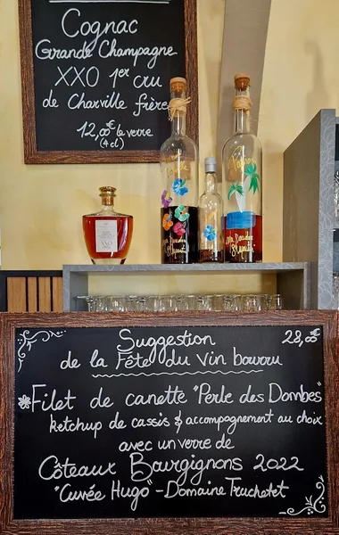 menu 2 of Restaurant La Côte d'Or