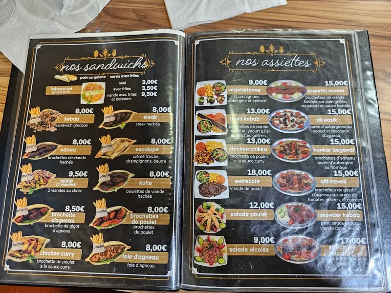 menu 0 of Le Village Du Pacha