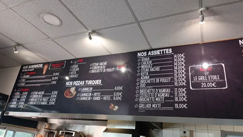 menu 0 of Grill Étoile · Kebab Restaurant