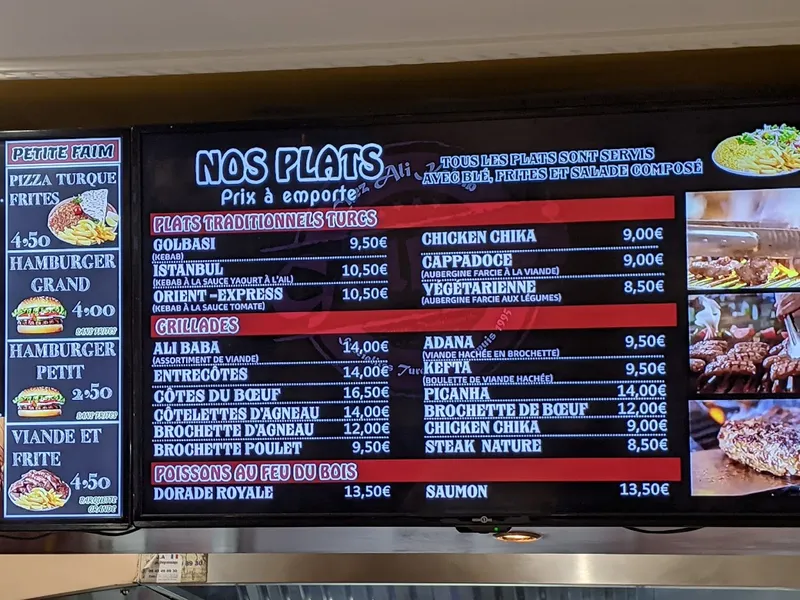 menu 0 of Golbasi