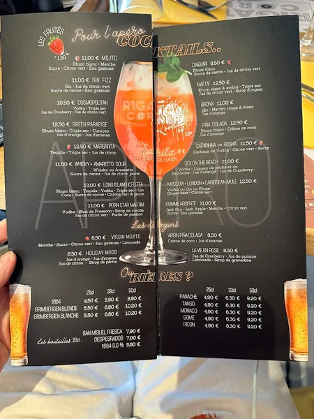 menu 2 of Bistro & Co. RoofTop Bar