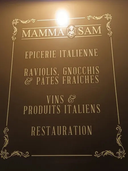 menu 0 of Mamma Sam