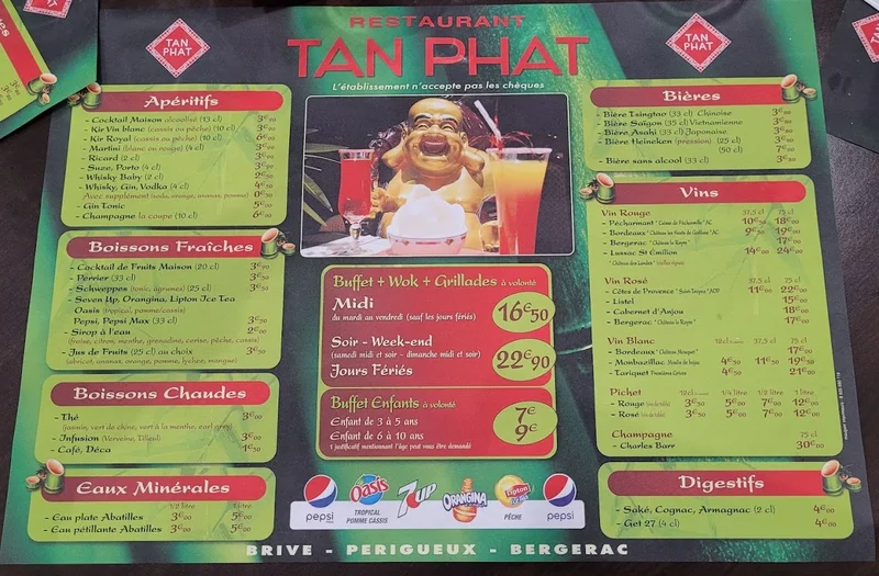 menu 0 of Tan Phat