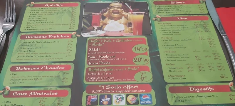 menu 2 of Tan Phat