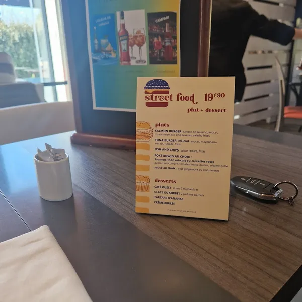 menu 0 of La Criée Manosque