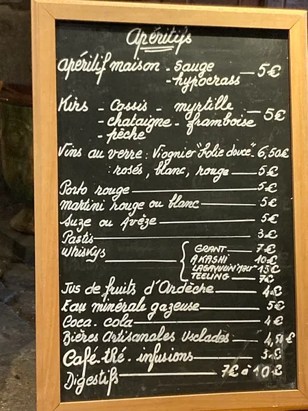 menu 0 of Ferme de la Besse