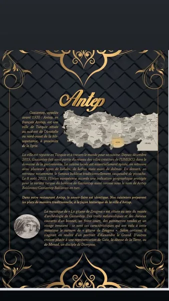 menu 0 of Restaurant Antep